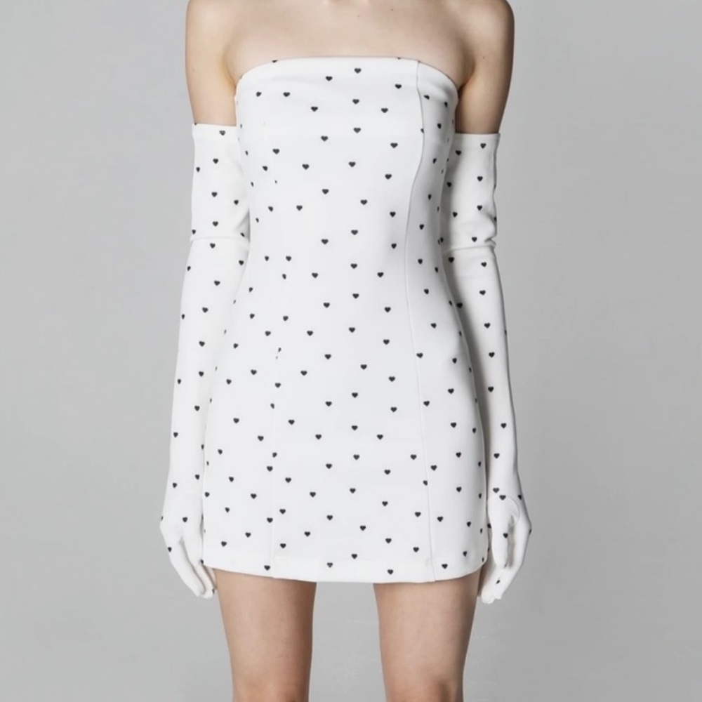 Miscreants Cupid Love dress & gloves